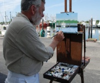 Plein Air Plus Competition and Exhibition (start of painting)